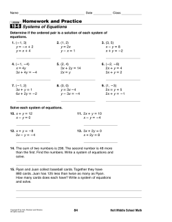 Homework and Practice 10-6