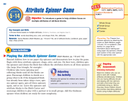 Attribute Spinner Game