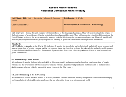 Unit Plan Template - Roselle Public Schools