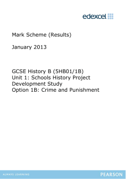 Mark Scheme - Edexcel