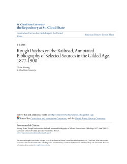 Rough Patches on the Railroad, Annotated Bibliography of Selected