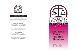 Social Security Disability Benefits Handbook