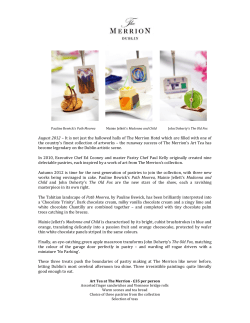 August 2012 &ndash; It is not just the hallowed halls of The Merrion Hotel