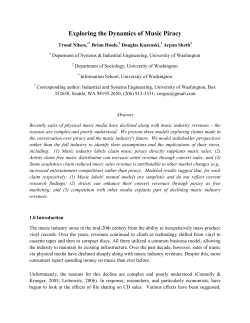 Exploring the Dynamics of Music Piracy