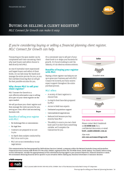 Buying or selling a client register?