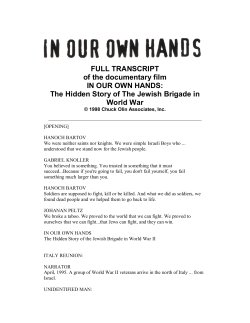 Transcript - Chuck Olin Associates, Inc.