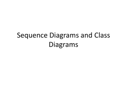 Sequence Diagrams and Class Diagrams