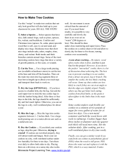 How to Make Tree Cookie-PLT