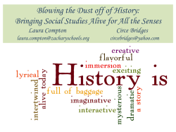 Bringing Social Studies Alive for All the Senses
