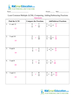 Answers - Kidsmart Education
