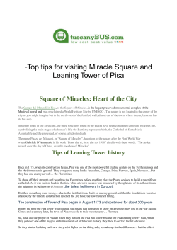 Copia di Top tips for visiting Miracle Square and Leaning Tower of