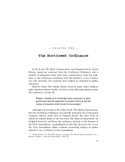 The Northwest Ordinance
