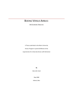 BOEING VERSUS AIRBUS:
