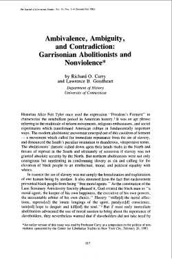 Ambivalence, Ambiguity, and Contradiction