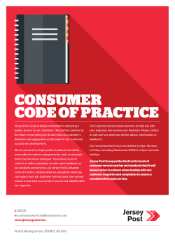 consumer code of practice