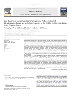 4. Magilligan, F.J., P.B. Goldstein, G.B. Fisher, B.C.