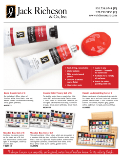 Richeson Casein is a versatile, professional, water