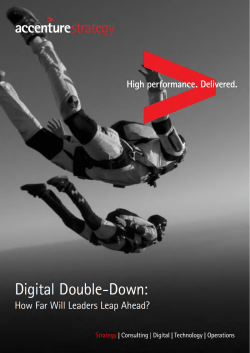Digital Double-Down: How Far Will Leaders Leap Ahead?