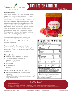 Pure Protein Complete&trade; Vanilla Spice