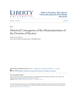 Historical Consequence of the Misinterpretation of the Doctrine of