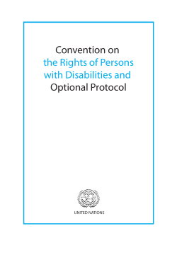 Convention on the Rights of Persons with Disabilities