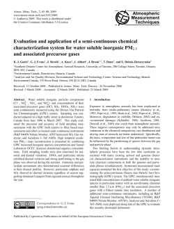 Evaluation and application of a semi