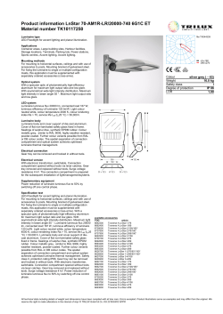Product information LnStar 70-AM1R-LR/20000-740 6G1C