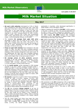 Milk Market Situation