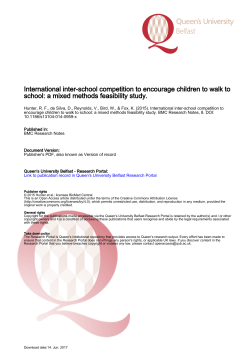 International inter-school competition to encourage children