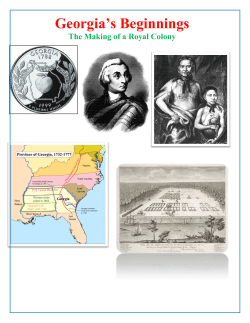 Georgia`s Beginnings: Interactive Reader