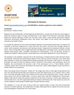 educator materials for Rural Modern