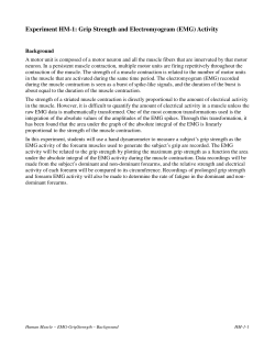 Grip Strength and Electromyogram