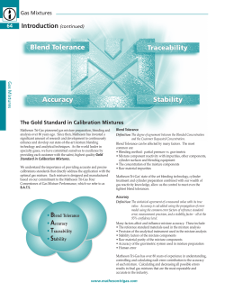 Gold Standard in Calibration Mixtures
