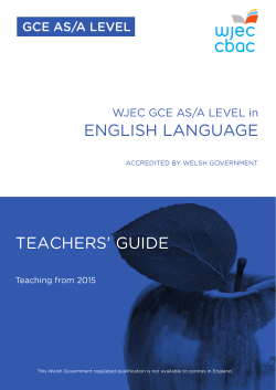 Guidance for Teaching