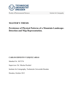 thesis - Cartography Master