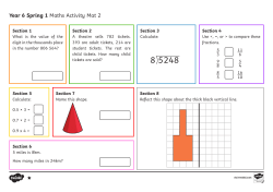 Maths revision mat 6
