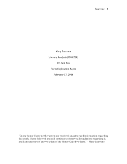 Poem Explication Paper