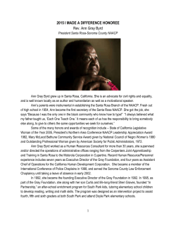 2015 I MADE A DIFFERENCE HONOREE Rev