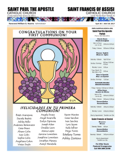 saint paul the apostle saint francis of assisi