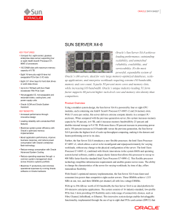 Oracle Sun Server X4