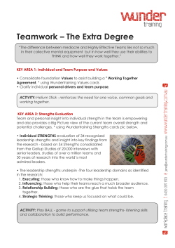 Teamwork – The Extra Degree