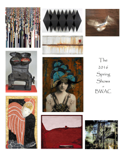 The 2016 Spring Shows