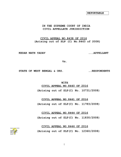 Kedar Nath Yadav Versus State of West Bengal And Ors