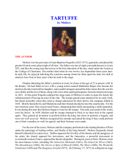 Moliere`s Tartuffe