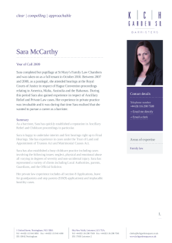 Sara McCarthy - KCH Garden Square