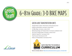 3-D Bike Maps - Safe Routes to Schools