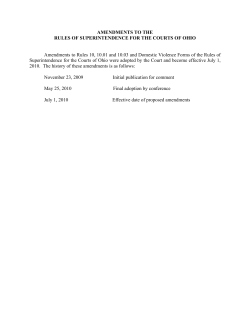 Amendments - Ohio Supreme Court