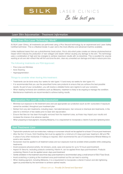 Laser Skin Rejuvenation - Treatment Information