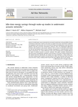 Idle-time energy savings through wake-up modes in