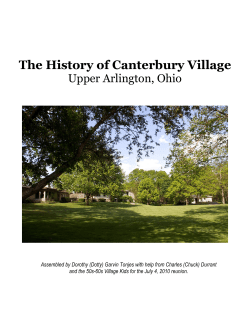 History of Canterbury Village